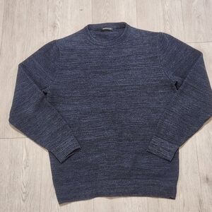 Men's Classic Blue Crewneck Sweater